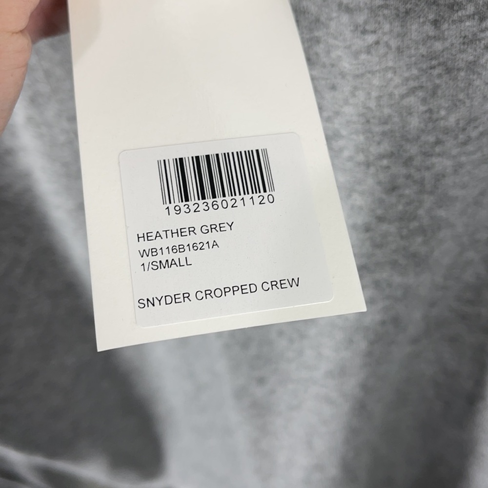 Brand new John Elliott  gray crop sweatshirt - Picture 5 of 5
